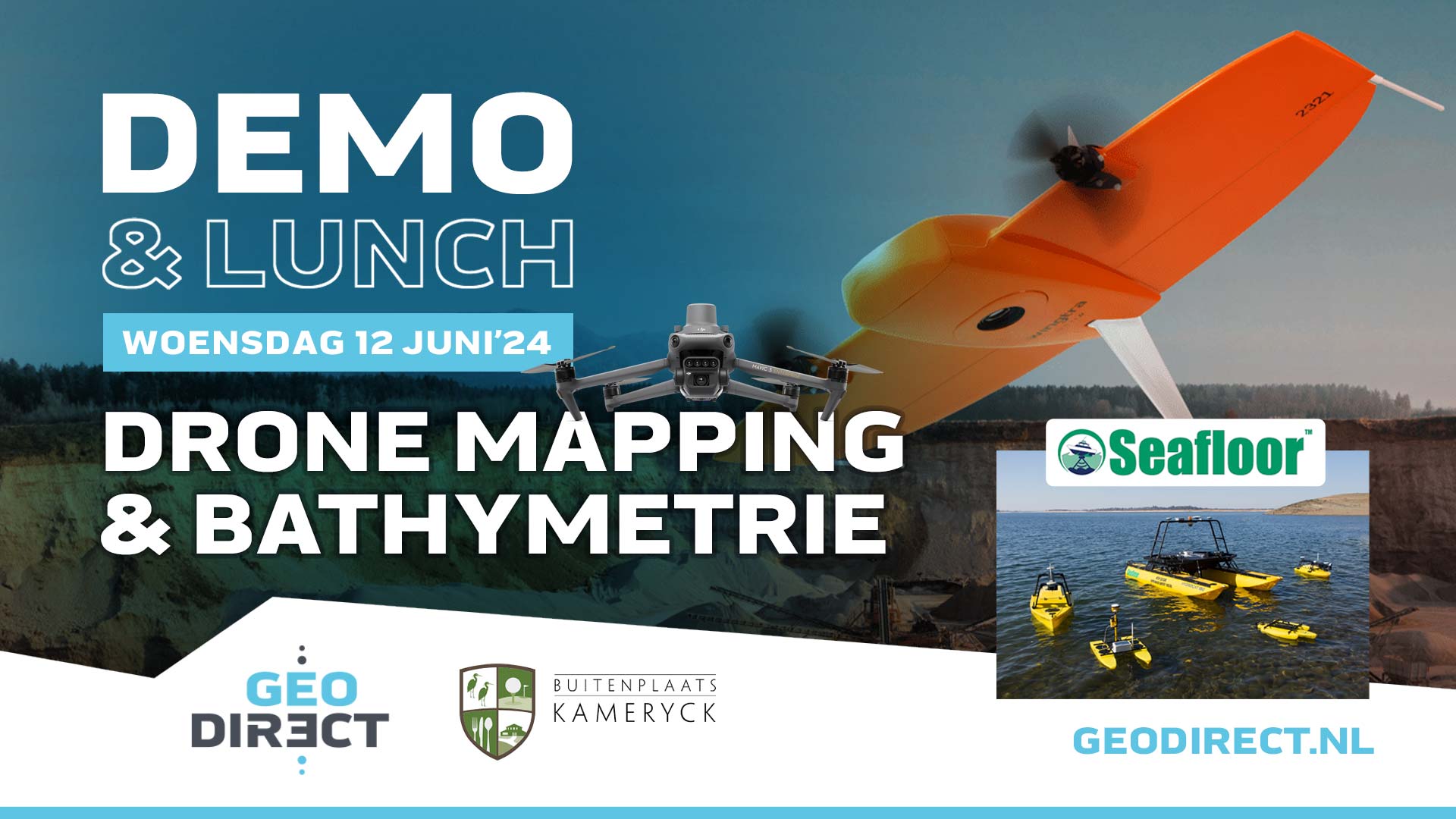 demo event drone mapping bathymetrie