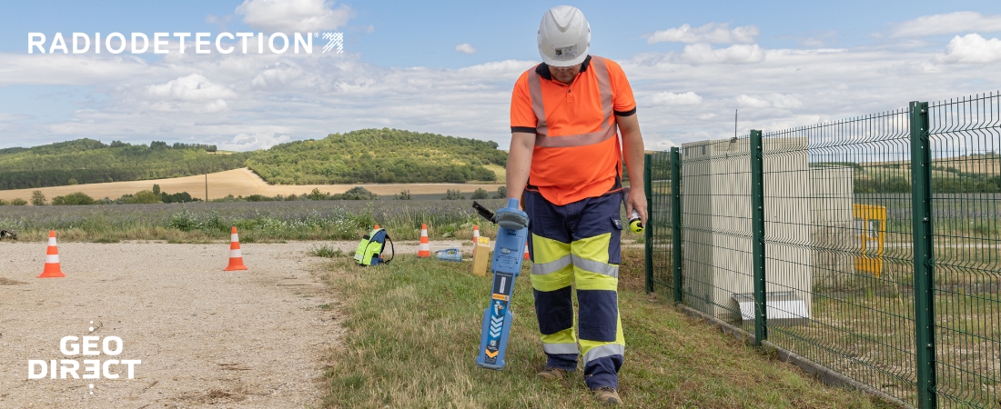 Radiodetection RD8200SG kabelzoeker voor nauwkeurige detectie van ondergrondse leidingen